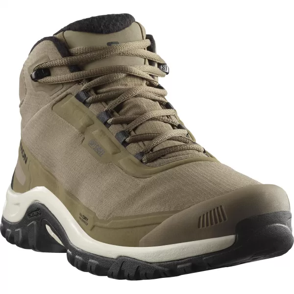  Férfi cipők SALOMON SHELTER WATERPROOF KŐSZÜRKE/FEKETE/ESŐS NAP 