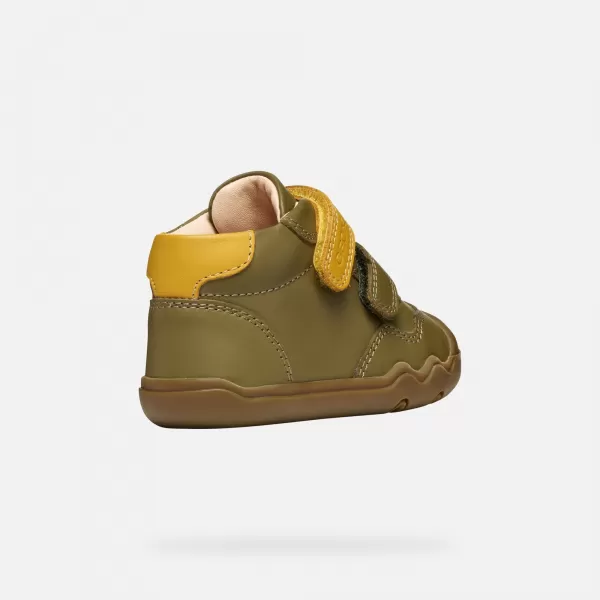  Fiúk mezítláb GEOX STEPPIEUP B565WC00085CE32P KHAKI 