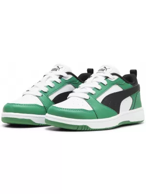 Csizma PUMA REBOUND V6 LO PS 39383405 PUMA FEHÉR/PUMA FEKETE/ZÖLD