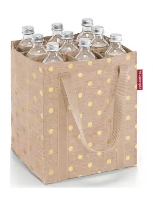 Táska REISENTHEL BOTTLEBAG FÉMES PÖTTYÖK KÁVÉ