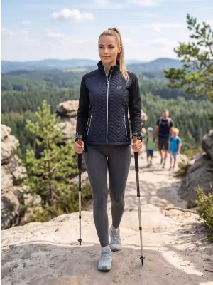 Női kabát ALTISPORT GAIL FEKETE
