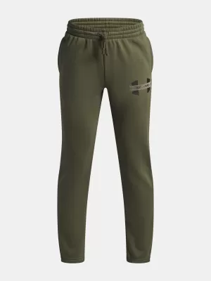 Fiú melegítőnadrág UNDER ARMOUR UA RIVAL FLC CBLCK GRPHC JGR 6004995-390 ZÖLD