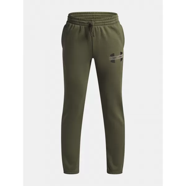 Fiú melegítőnadrág UNDER ARMOUR UA RIVAL FLC CBLCK GRPHC JGR 6004995-390 ZÖLD 