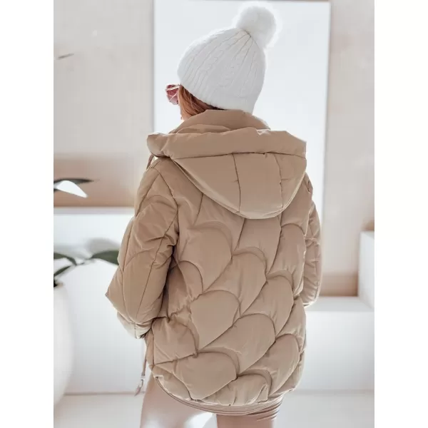  Női kabát DSTREET TY5041 KARAMELLA 