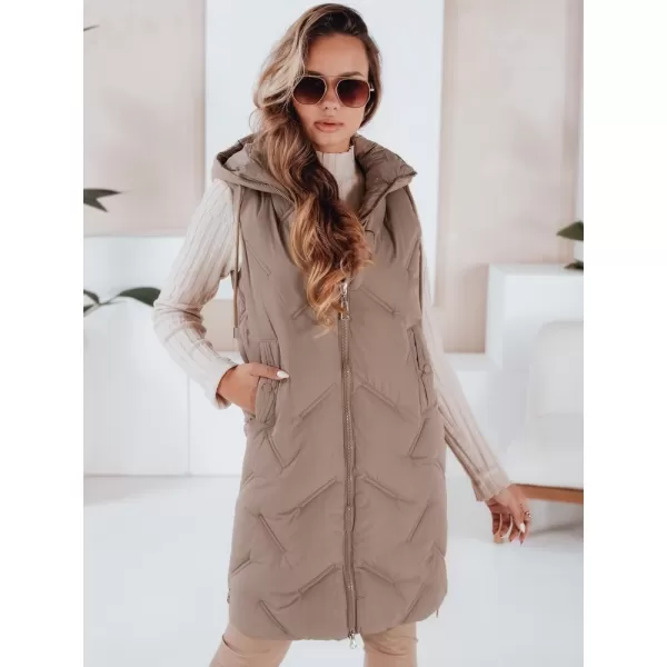  Női kabát DSTREET TY5098 KARAMELLA 