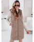 Női kabát DSTREET TY5098 KARAMELLA