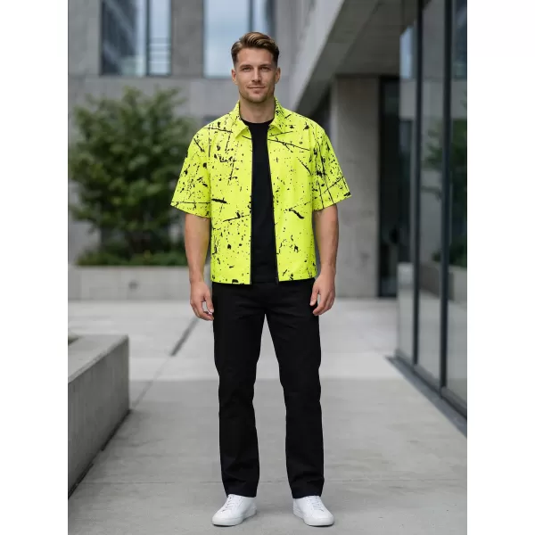  Prémium férfi ing ALTISPORT VOJ/ALM034KOS01 NEON SÁRGA 