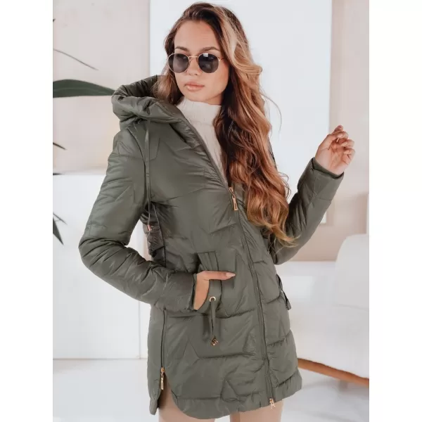  Női kabát DSTREET TY5090 ZÖLD 