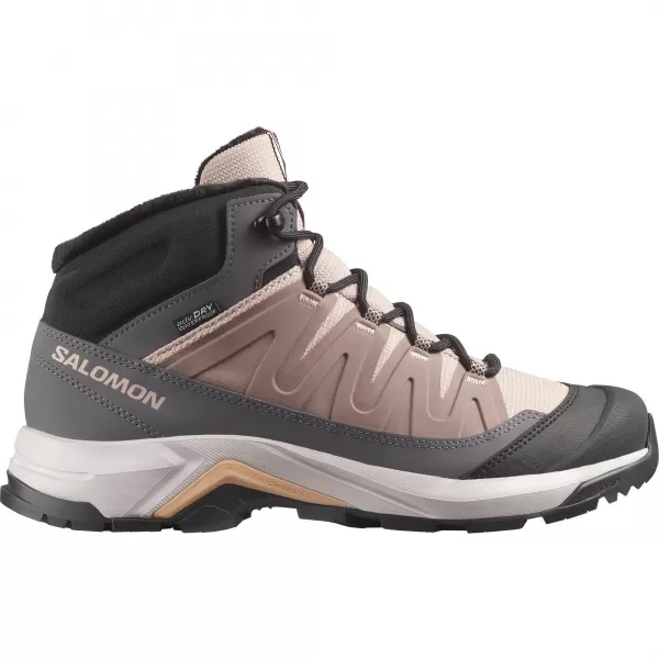  Női cipők SALOMON X-ADVENTURE COLDRUSH WATERPROOF W ETHEREA/VAS/MAHAGÓNI RÓZSA 