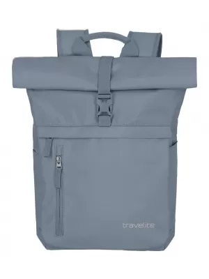 Hátizsák TRAVELITE BASICS ROLL-UP BACKPACK FÜST KÉK