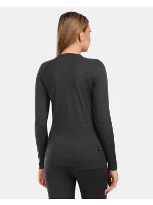 Női termikus póló KILPI MAVORA TOP-W ZL0502KI FEKETE