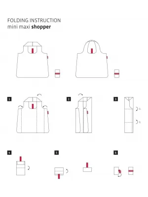 Táska REISENTHEL MINI MAXI SHOPPER FEKETE