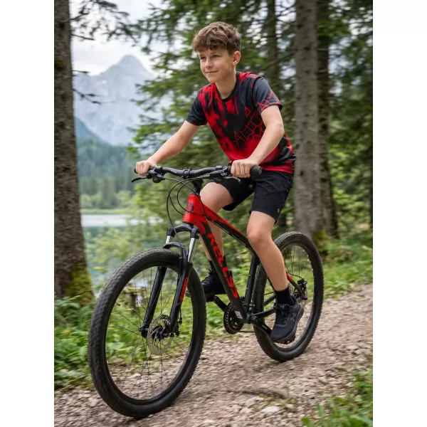 Gyermekfunkciós T -piró prémium ALTISPORT VOJ/ALK076TR01 PIROS -BLACK 