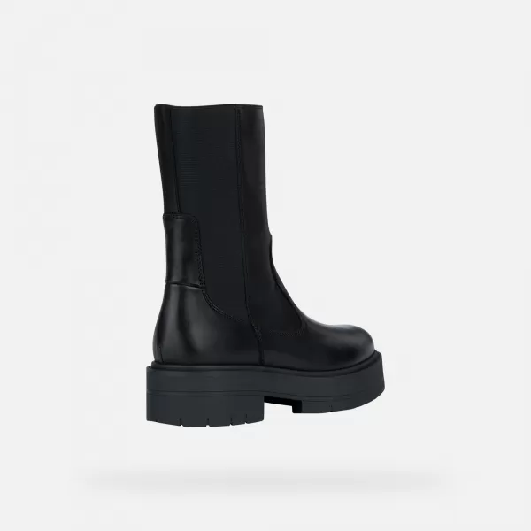  Női bokacsizma GEOX G004255 FEKETE 
