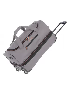 Táska TRAVELITE BASICS WHEELED DUFFLE S SZÜRKE/NARANCS