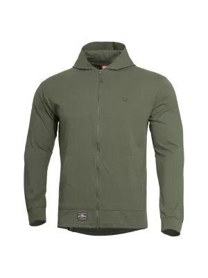 Pulóver PENTAGON AGIS RING SPUN SWEATER K08043 TEREPSZÍNŰ ZÖLD