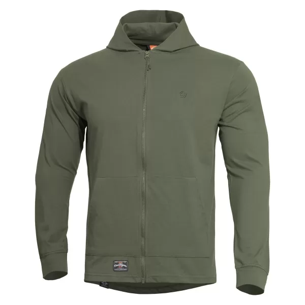  Pulóver PENTAGON AGIS RING SPUN SWEATER K08043 TEREPSZÍNŰ ZÖLD 
