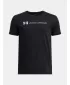 Fiú póló UNDER ARMOUR UA B LOGO WORDMARK SS 1389963-001 FEKETE