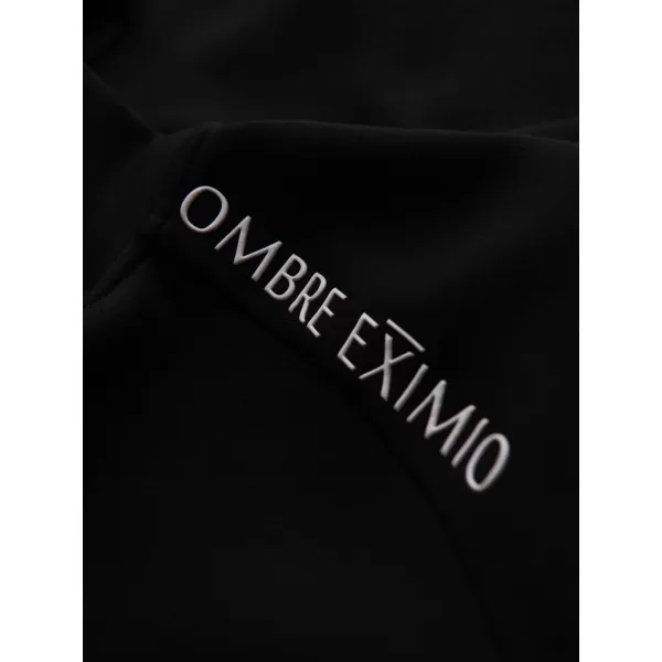  Férfi pulóver OMBRE OM-SSZP-0216 FEKETE 