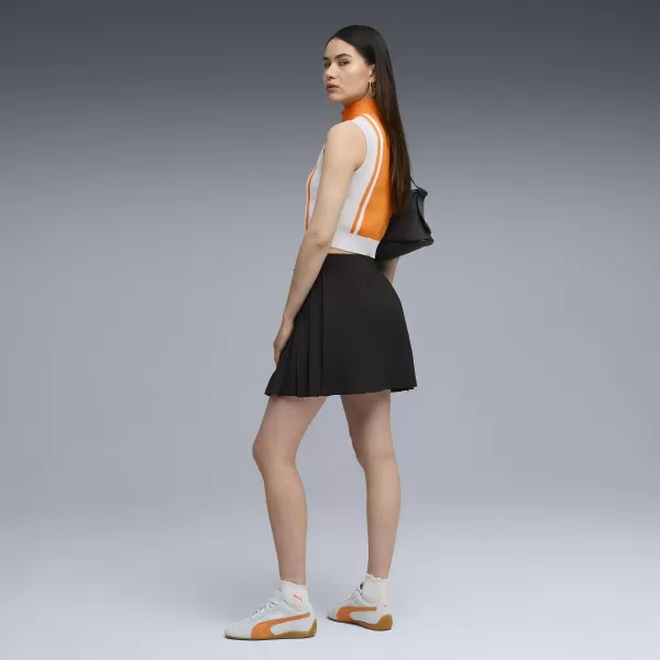  Női szoknya PUMA WARDROBE ESS PLEATED SKIRT 63204601 PUMA FEKETE 