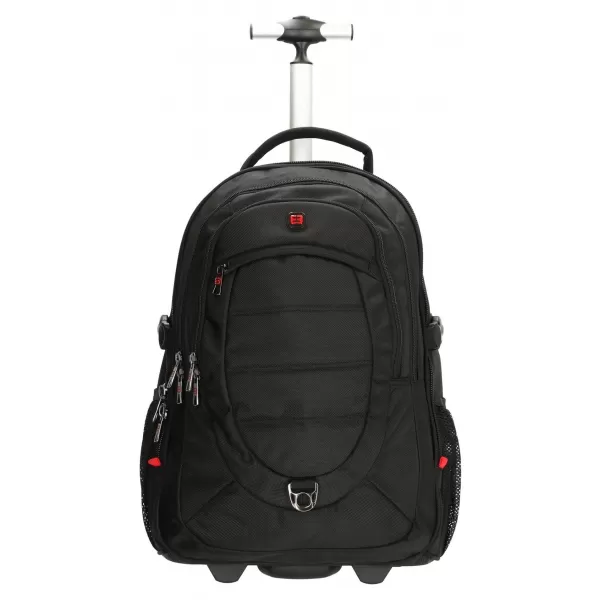  Hátizsák kerekeken ENRICO BENETTI Cornell 15" Trolley Backpack Black FEKETE 