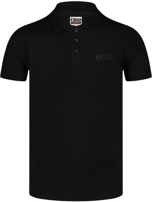 Mens t -phirt gallérral NORDBLANC ETERNITY NBSMT8166 FEKETE