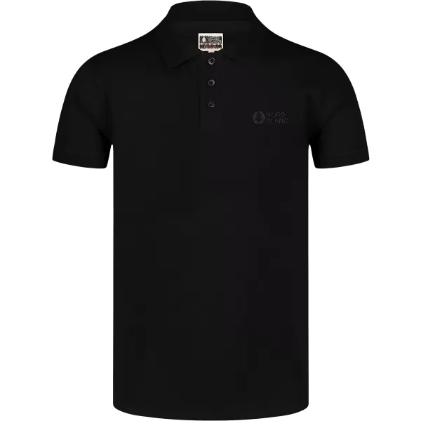  Mens t -phirt gallérral NORDBLANC ETERNITY NBSMT8166 FEKETE 