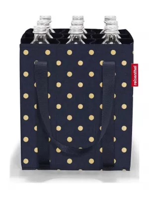 Táska REISENTHEL BOTTLEBAG FÉMES PÖTTYÖK KÉK