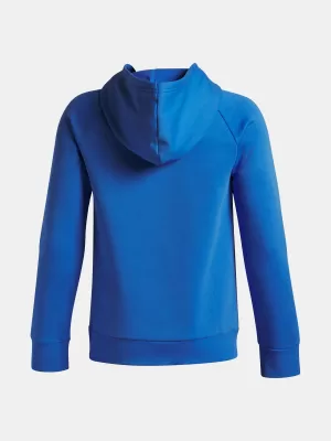 Fiú pulóver UNDER ARMOUR UA RIVAL FLEECE BL HOODIE 1379791-402 KÉK