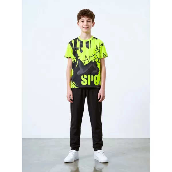 Gyermekfunkciós T -piró prémium ALTISPORT VOJ/ALK076TR01 FEKETE/FLUO SÁRGA 