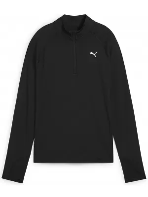 Ing PUMA W RUN VELOCITY CLOUDSPUN 1/4 ZIP 52665001 PUMA FEKETE