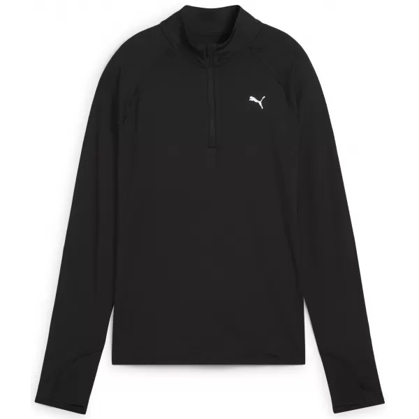  Ing PUMA W RUN VELOCITY CLOUDSPUN 1/4 ZIP 52665001 PUMA FEKETE 