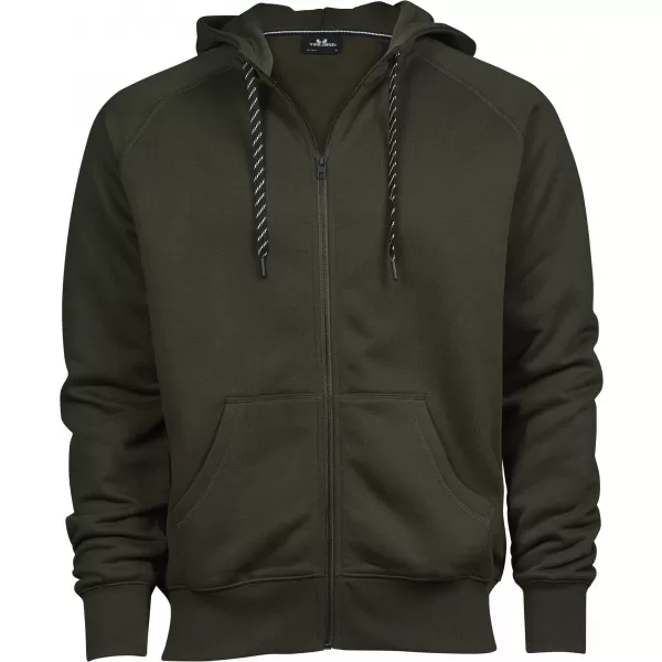  Férfi pulóver TEE JAYS | TJ 5435 SÖTÉT OLAJBOGYÓ 