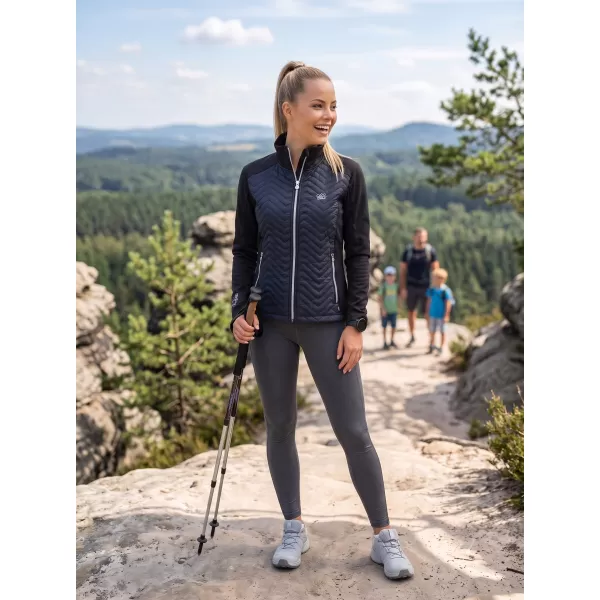  Női kabát ALTISPORT GAIL FEKETE 