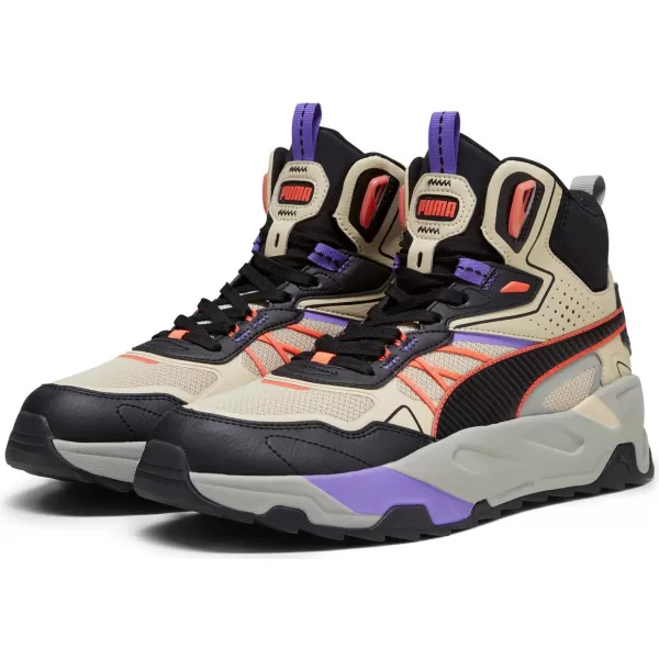  Csizma PUMA TRINITY MID HYBRID 39232703 GRANOLA/FEKETE/TÜZES KORALL 