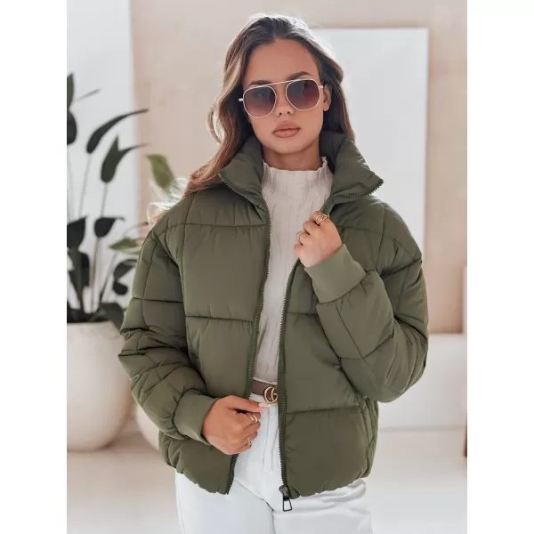  Női kabát DSTREET TY4946 ZÖLD 