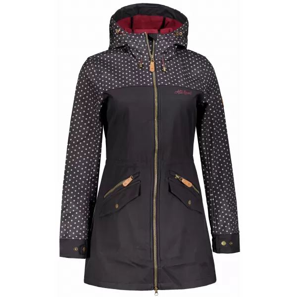  Női softshell dzseki ALTISPORT GEMEE FEKETE 