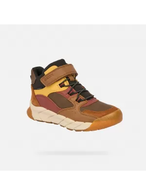 Fiú bokacsizma GEOX FLEXYPER PRO BOY B J56NBA0ME22C6FN6 BARNA