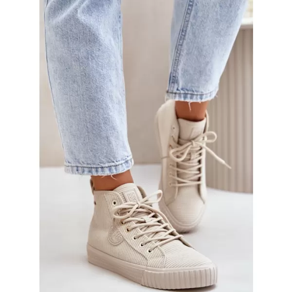  Hőszigetelt női tornacipő BIG STAR OO274771 BÉGE Big Star Shoes 