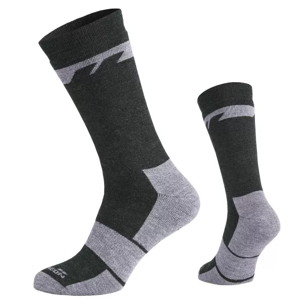  Zokni PENTAGON ALPINE MERINO SOCKS HEAVY EL14017 06 EL14017 OLÍVA ZÖLD 