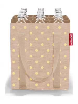 Táska REISENTHEL BOTTLEBAG FÉMES PÖTTYÖK KÁVÉ