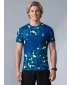 Férfi funkcionális tömörítés T -piró prémium ALTISPORT VOJ/ALM108TR04 NAVY-NEON SÁRGA