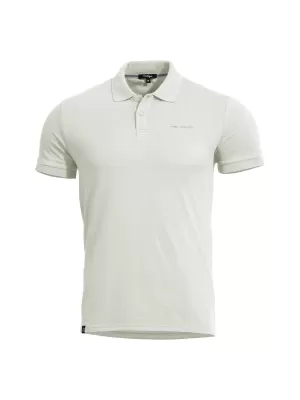 Férfi póló gallérral PENTAGON MOTH PIQUET POLO SHIRT K09047 FEHÉR
