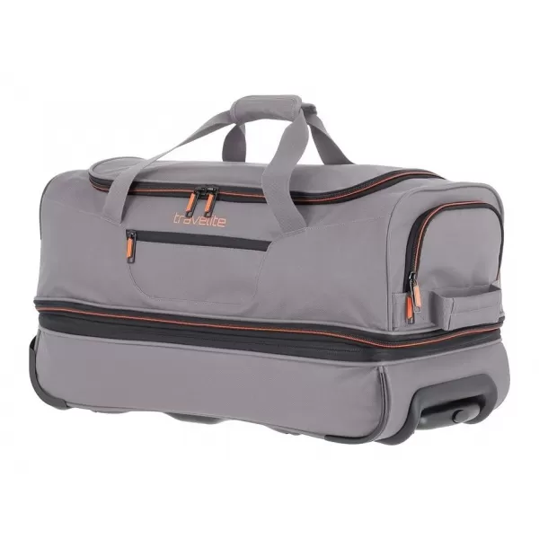  Táska TRAVELITE BASICS WHEELED DUFFLE S SZÜRKE/NARANCS 