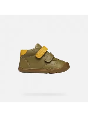 Fiúk mezítláb GEOX STEPPIEUP B565WC00085CE32P KHAKI