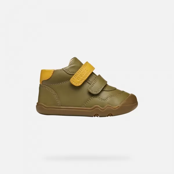  Fiúk mezítláb GEOX STEPPIEUP B565WC00085CE32P KHAKI 