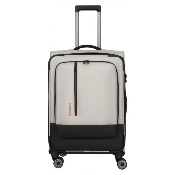  Bőrönd TRAVELITE CROSSLITE 5.0 M FEHÉR HOMOK 