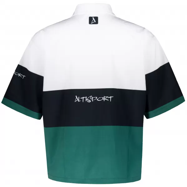  Prémium férfi ing ALTISPORT VOJ/ALM051KOS01 FEHÉR ZÖLD 