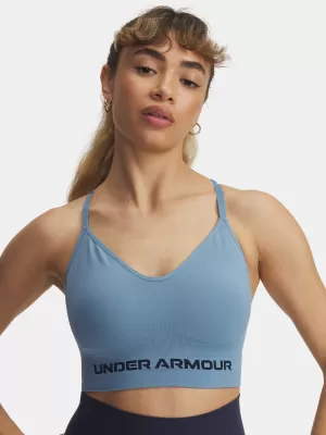 Női melltartó UNDER ARMOUR VANISH SEAMLESS LOW BRA 1384417-418 KÉK