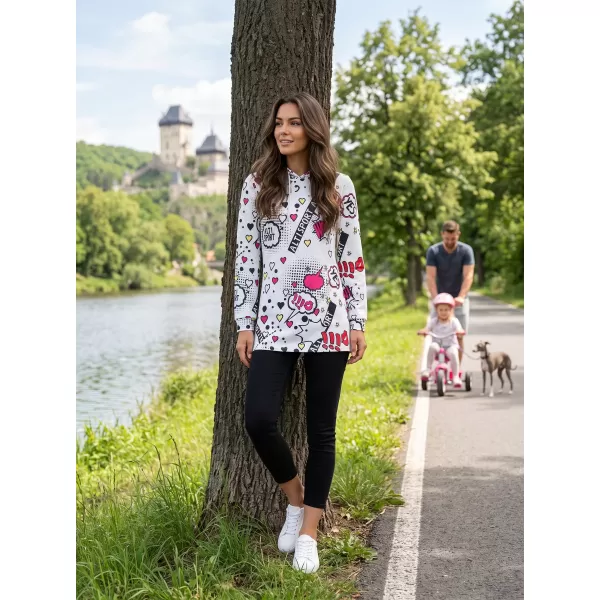  Női pulóver ALTISPORT GITA FEHÉR 